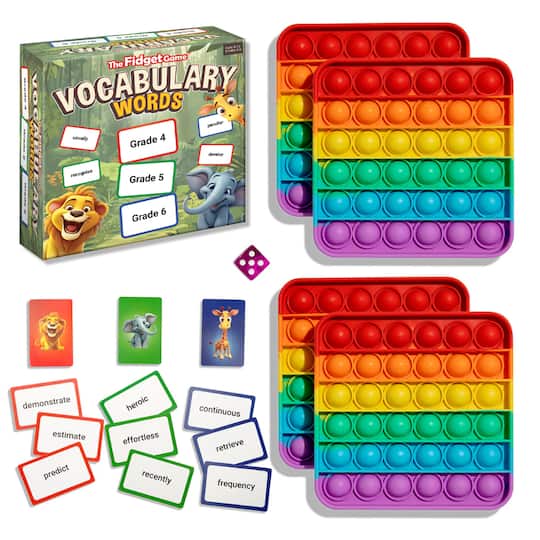 The Fidget Game Vocabulary Words Educational Game Set